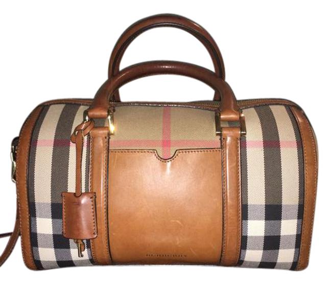 Burberry Bowling Bag House Check Sartorial Medium Alchester Tote