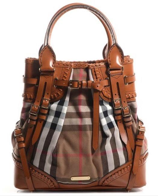 Burberry House Check Whipstitch Tote