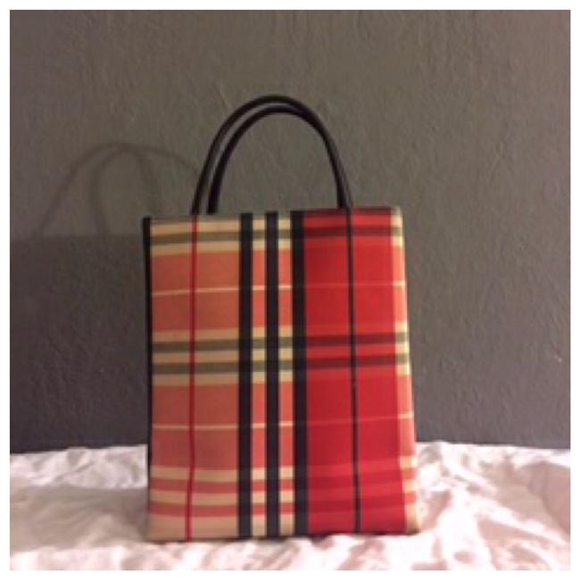 Burberry Houseburberry House Check Shopper Red Tote