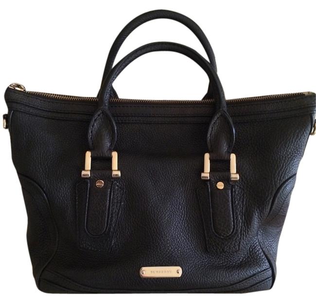 Burberry Kirley Black Leather Tote