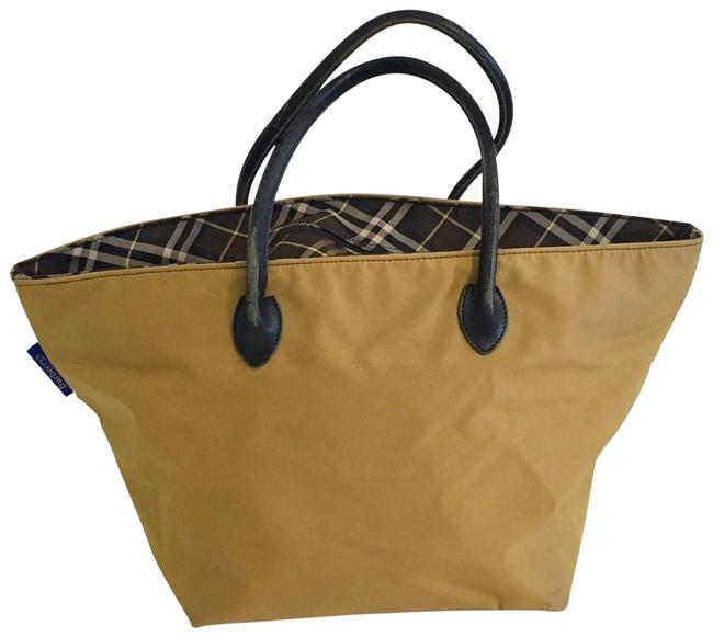 Burberry Label Nylon Tote