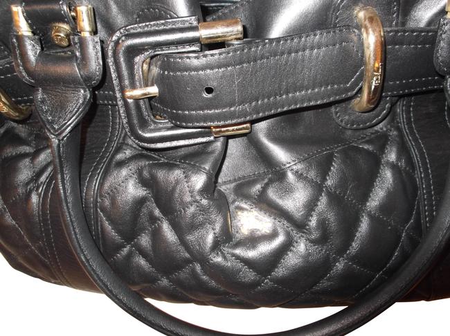 Burberry Large Black Leather Tote