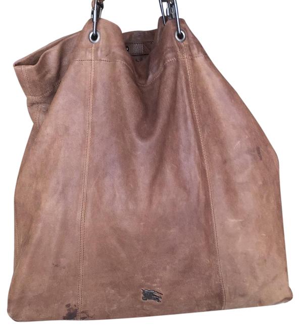 Burberry Bag Large Brown Leather Tote