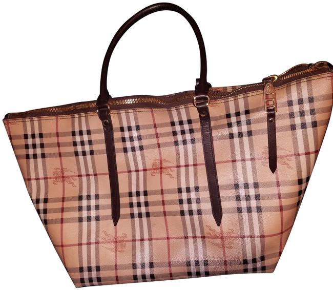 Burberry Large Check Tote
