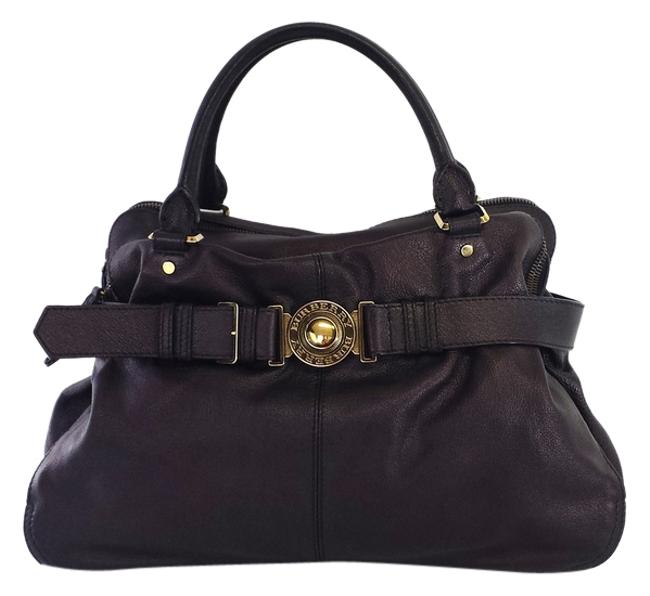 Burberry Large Leather Bowler Tote
