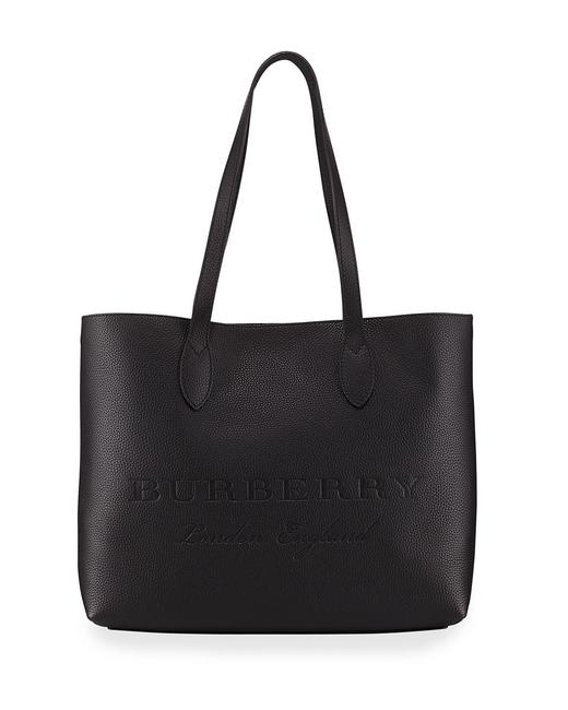 Burberry Large Leather Remington Black Tote