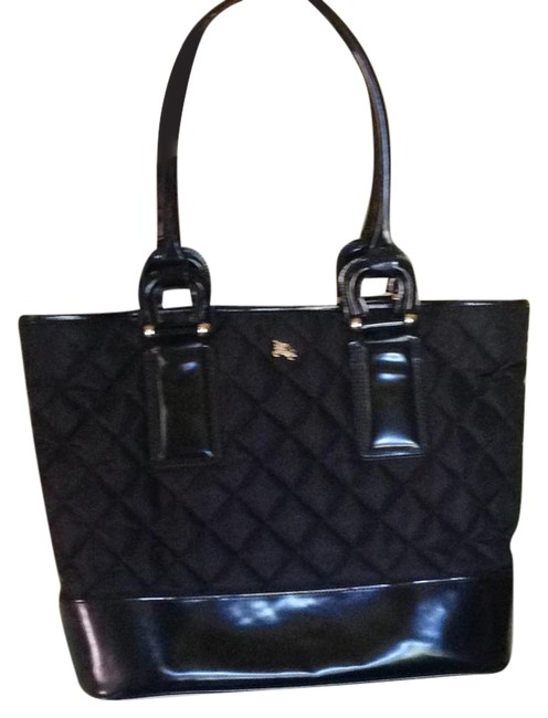 Burberry Bag Large Quilted Black Tote