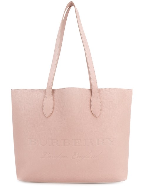 Burberry Large Remington Pink Calfskin Leather Tote