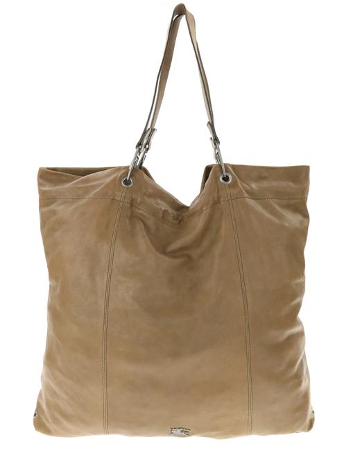Burberry Large Soft Brown Leather Tote