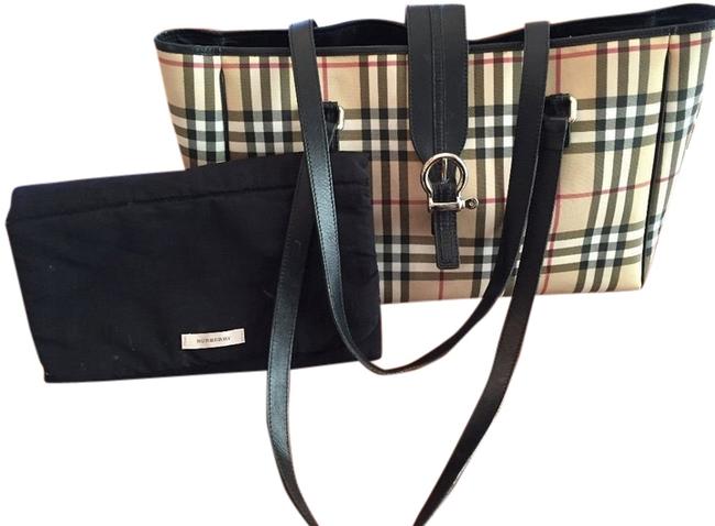 Burberry Large Tote Shopper Nova Check Pvc Tote