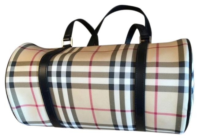 Burberry Lola Check Canvas Tote