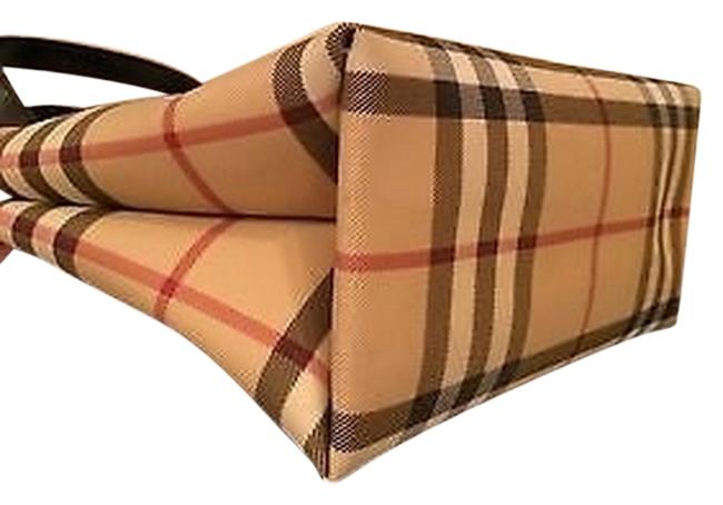 Burberry London Nova Blk Vinyl Tote