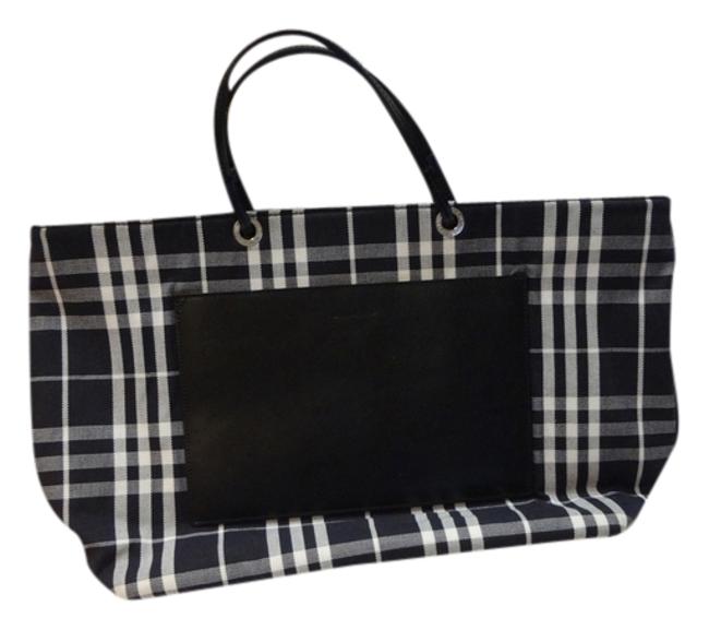 Burberry Made In Italy FabricLeather Tote