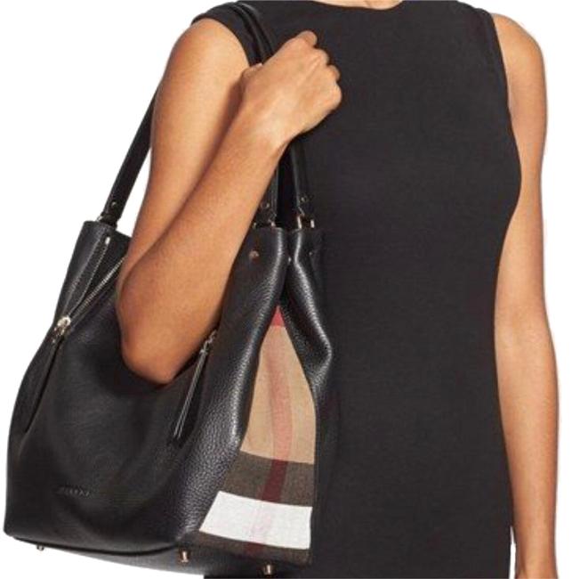 Burberry Bag Maidstone Medium Black Leather Tote