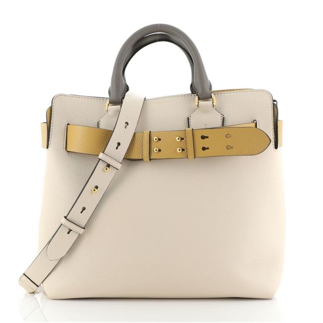 Burberry Marais Belt Small Neutral Leather Tote