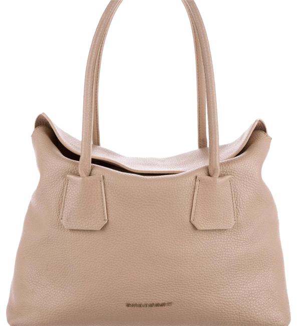 Burberry Medium Barnard Tan Leather Tote