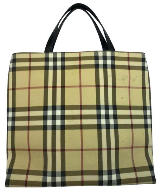 Burberry Medium Classic Check Pvc Tote