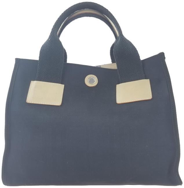 Burberry Mini Black Canvas Tote