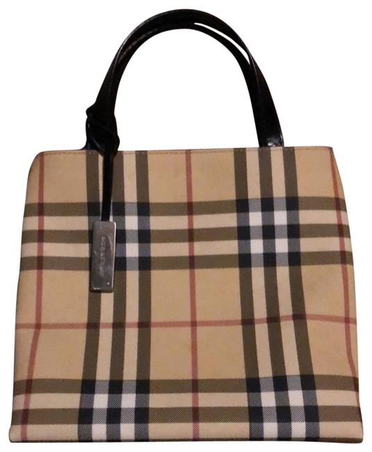 Burberry Mini Classic Check Pvc Tote