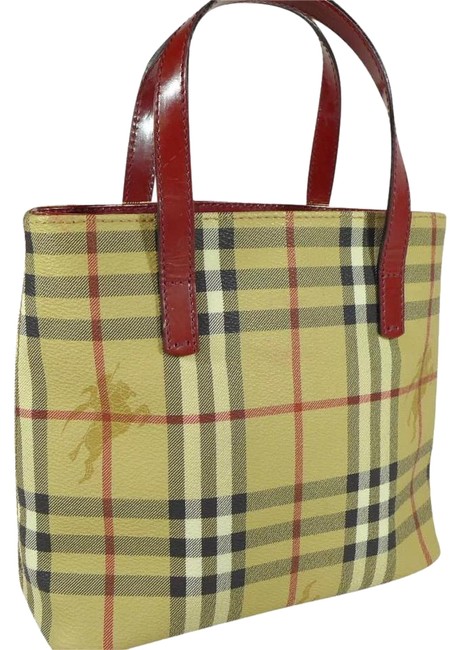 Burberry Mini Haymarket Tote