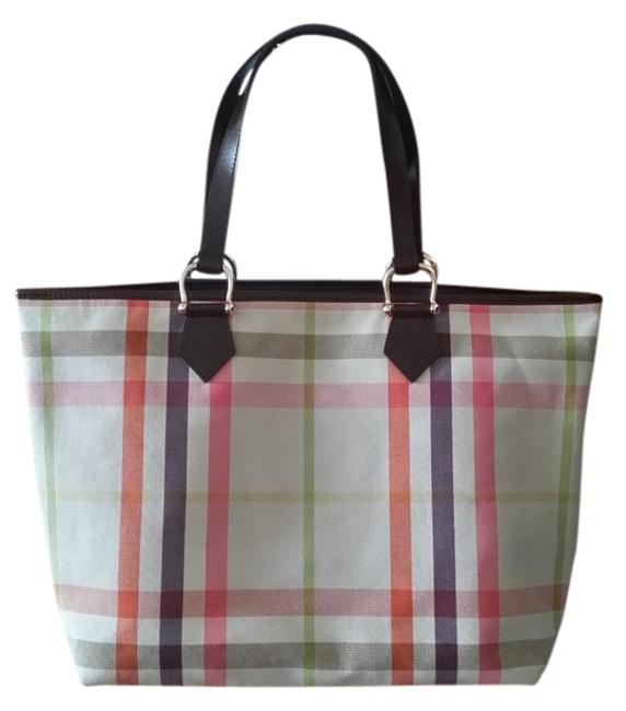 Burberry Multicolor Canvas Tote