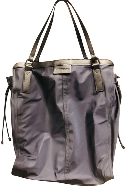 Burberry Navy Nylon Tote