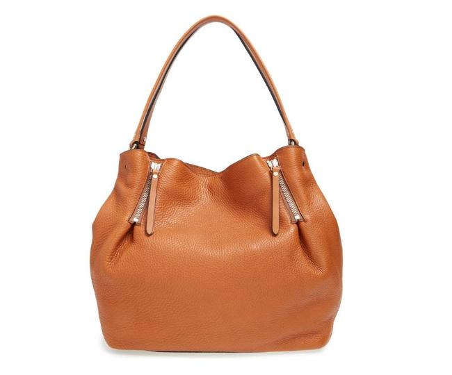 Burberry New Maidstone Calfskin Brown Leather Tote