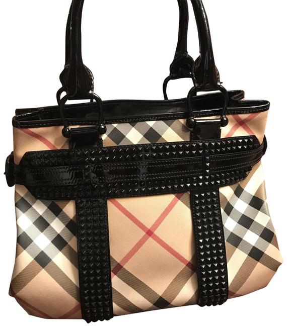 Burberry Nova Black Canvas Tote