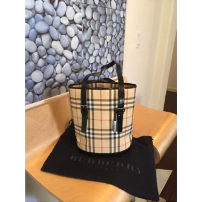 Burberry Bag Nova Check Beige Canvas Tote