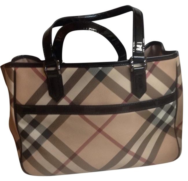 Burberry Nova Check Beige Tote
