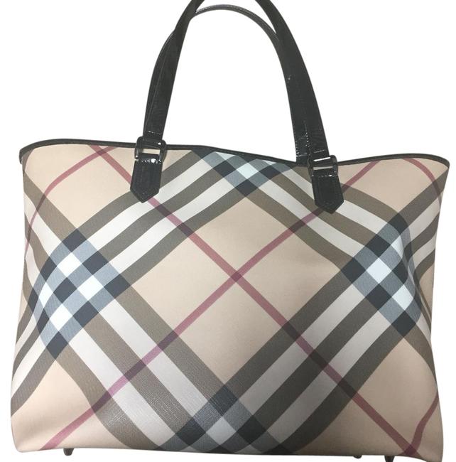 Burberry Bag Nova Check Polyurethane Tote