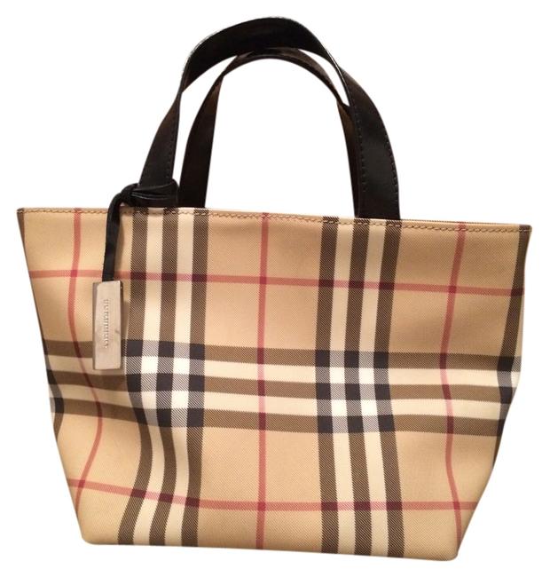 Burberry Nova Check Pvc with Fabric Lining Tote