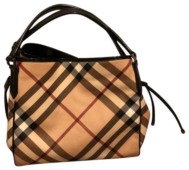 Burberry Nova Cream Leather Tote