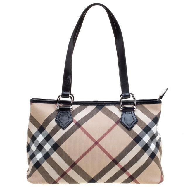 Burberry Nova Regent Black Pvc Tote