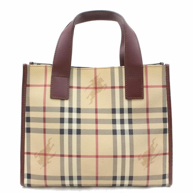 Burberry Bag Novacheck Bag Beige Canvas Tote