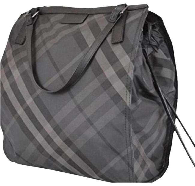 Burberry Nylon with Leather Tote