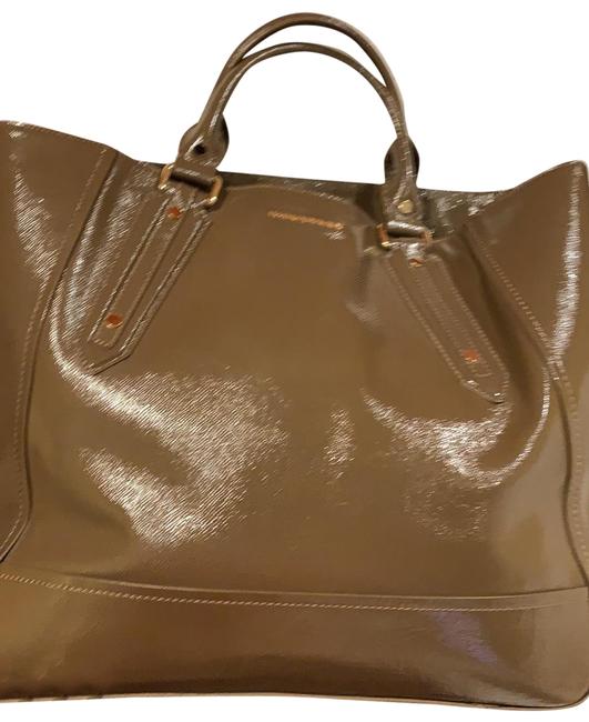 Burberry Olive Green Kalf Leather Tote