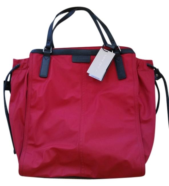 Burberry Packable Red Nylon Tote