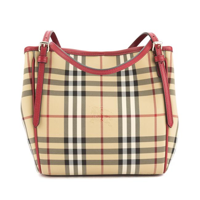 Burberry Parade Red Horseferry Check Canterbury Tote Bag