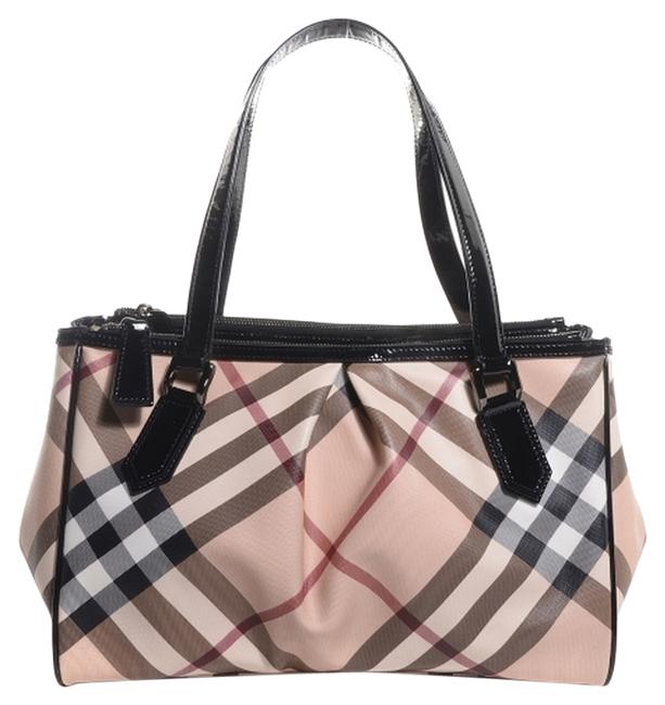 Burberry Patent Trim Supernova Check 454fb425 Tote