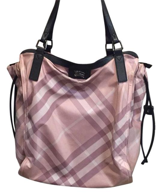 Burberry Pink Nylon Tote