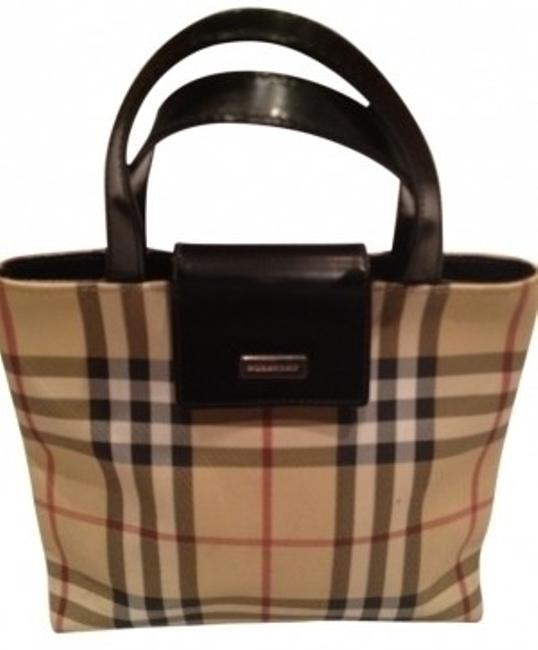 Burberry Plaid Vinyl Tote