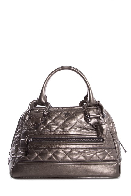 Burberry Quilted Leather Westbury Metallic Tote
