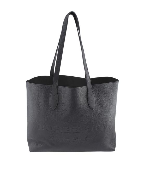 Burberry Remington 160937 Black Leather Tote
