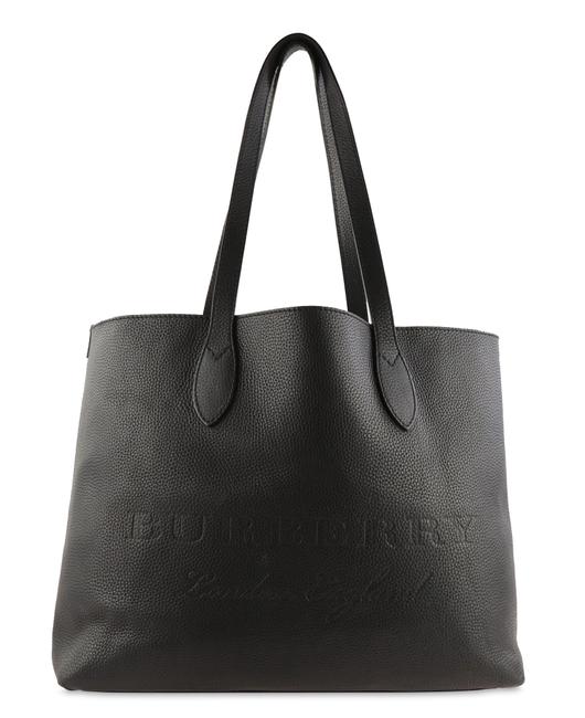 Burberry Remington Black Leather Tote