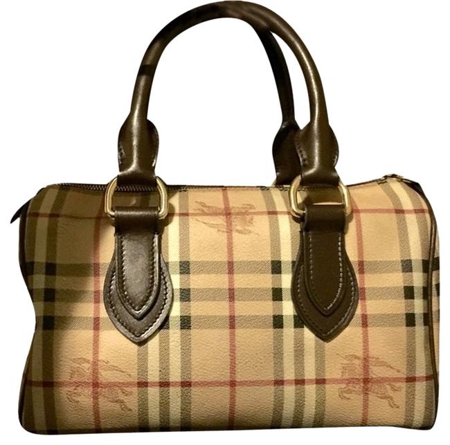 Burberry [[[reserved]]] Purse Nova Check Leather Tote