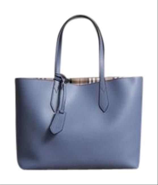 Burberry Reversible Medium Blue Tote