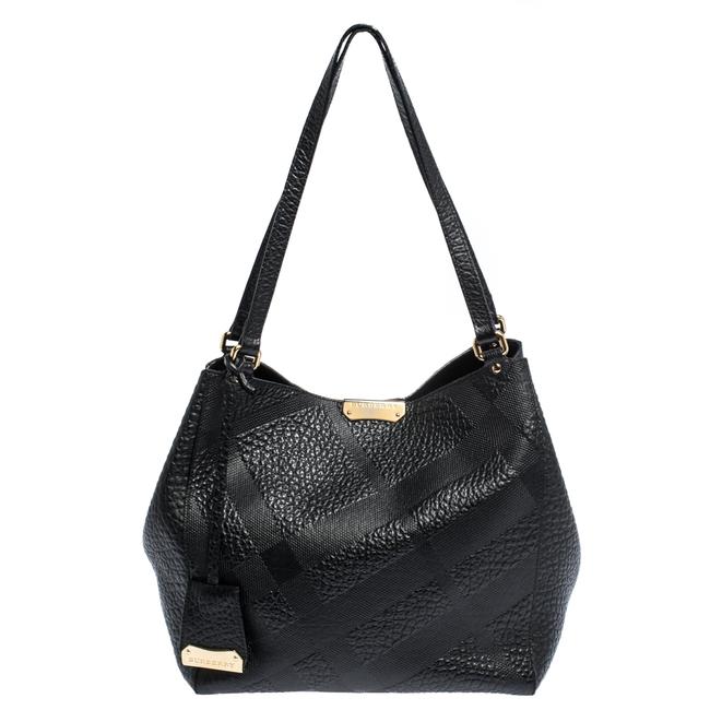 Burberry Romania Black Leather Tote