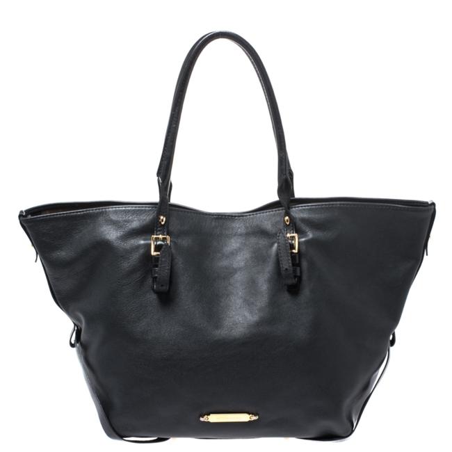 Burberry Salisbury Black Leather Tote