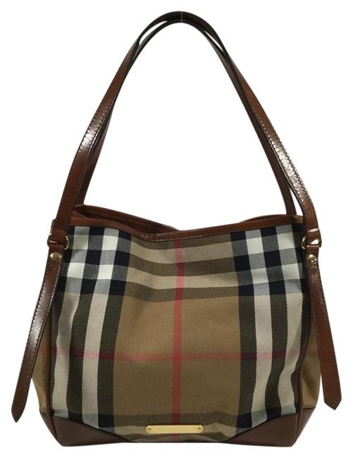 Burberry Shoulder Bag Cognac Leather Tote